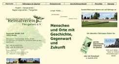 Desktop Screenshot of heimatverein-tiergarten.de